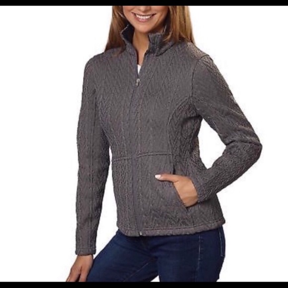 spyder cable knit sweater